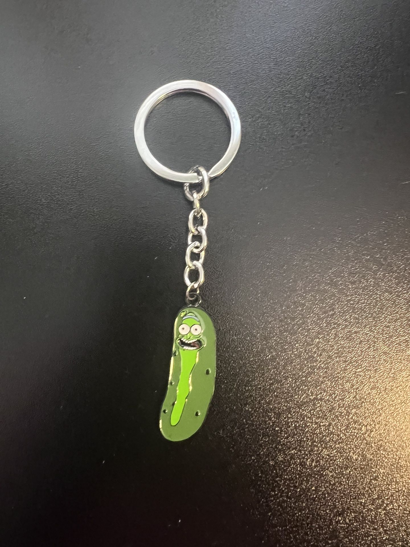 Pickle Rick Keychain 