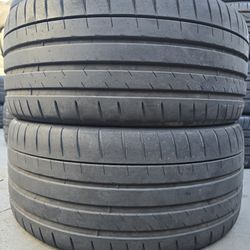 (2) 235 35 20 Michelin Tires 