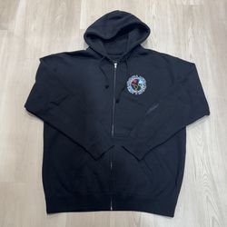 Big Sean Don Life Black Full Zip Hoodie Globe Logo XL