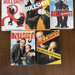 Penn & Teller Series “Bullshit” Seasons 1-5 DVD