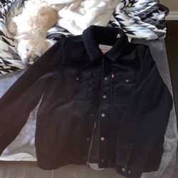 Levi black wool jacket brand new