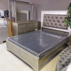 Lyssa Bedroom set Queen 😎😎 HOUSTON $54 Down 🤩$1299