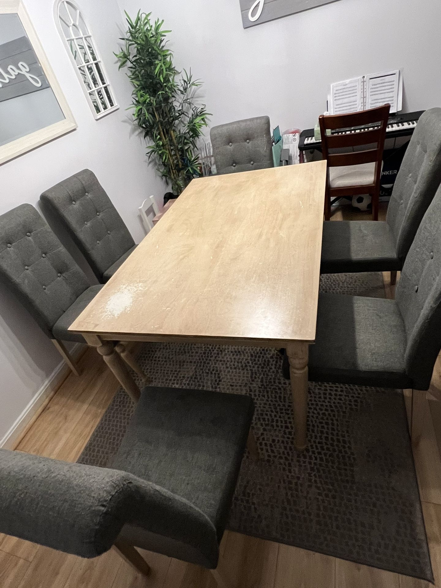 Dining Room Table With 6 Chairs