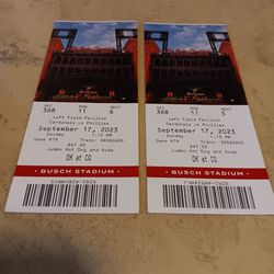 Cardinals  vs. Phillies Two Tickets For $55