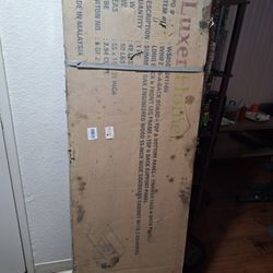 LuxenHome 2-Door 3-Drawer Buffet Cabinet