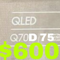 Samsung 75 QLED LED LCD 4k 120Hz Tv , Check my profile for more models