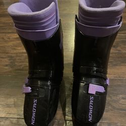 Vintage Salomon SX 72 Rear Entry Alpine Downhill Ski Boots Men Size 330/26/8