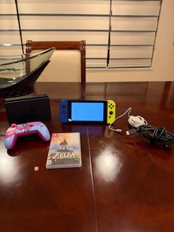Nintendo Switch Console bundle w/Games,Cords,Controller, Dock *See Below*