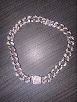 Moissanite Iced Out Cuban Link Chain