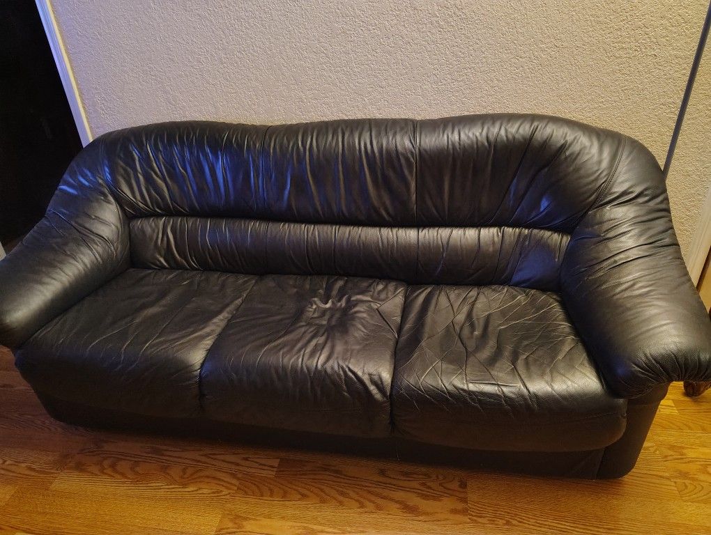 Leather sofas
