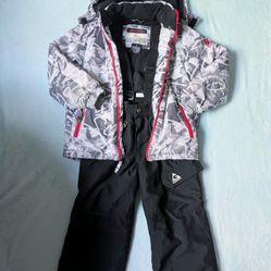 Kids Winter Jacket & Snow Pants, Size  6 Years