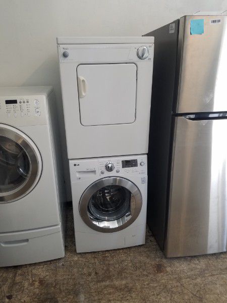 2 Piece Stackable 110 Volt Front Load Washer and Electric Dryer Set with Same Day Delivery Available! Have Others! No Credit Needed $50 Down 90 Day!