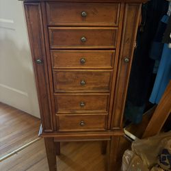 Jewelry Armoire, Dresser, Furniture, Wood