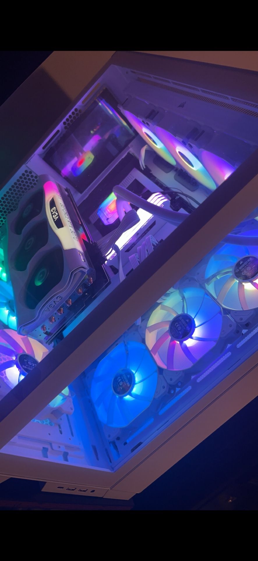 Custom White Gaming PC – RTX 3070 FTW3 Ultra + i5-13600KF | Clean RGB Build
