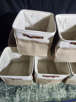 Foldable storage baskets $7 each