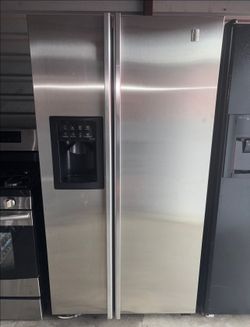GE Stainless Steel Refrigerator And Freezer
