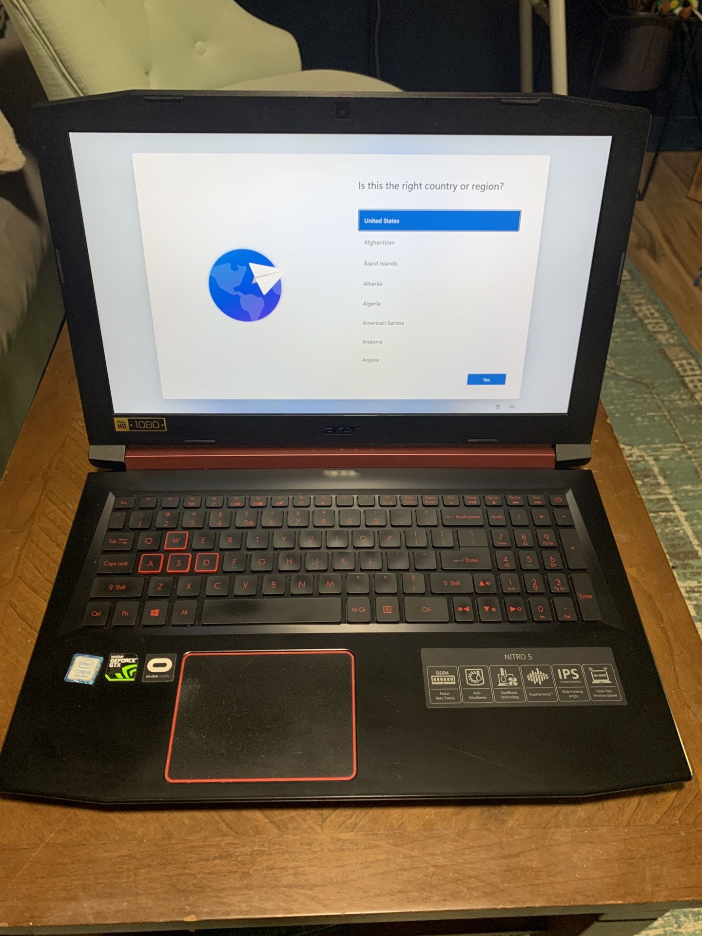 Acer Gaming Laptop - N17C1 Model, Black, 15.6” Display