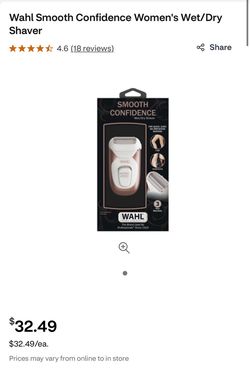 Wet dry shaver for women