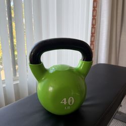 Kettlebell 40 Lb - Vinyl Coated 