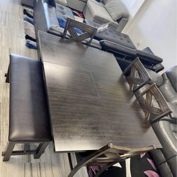 Kelly Dining Room Table With Bench Starting At $699