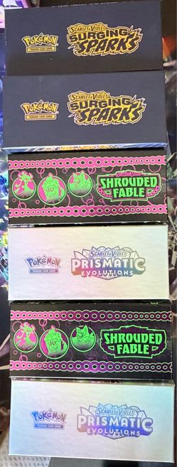 Pokemon Empty ETB Boxes