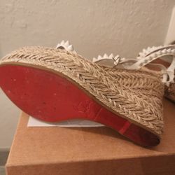 Christian Louboutin Studded Wedges