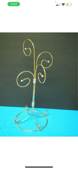 Metal MULTI Tiers Stands Rack Jewelry Necklace Keyring Display Organizer