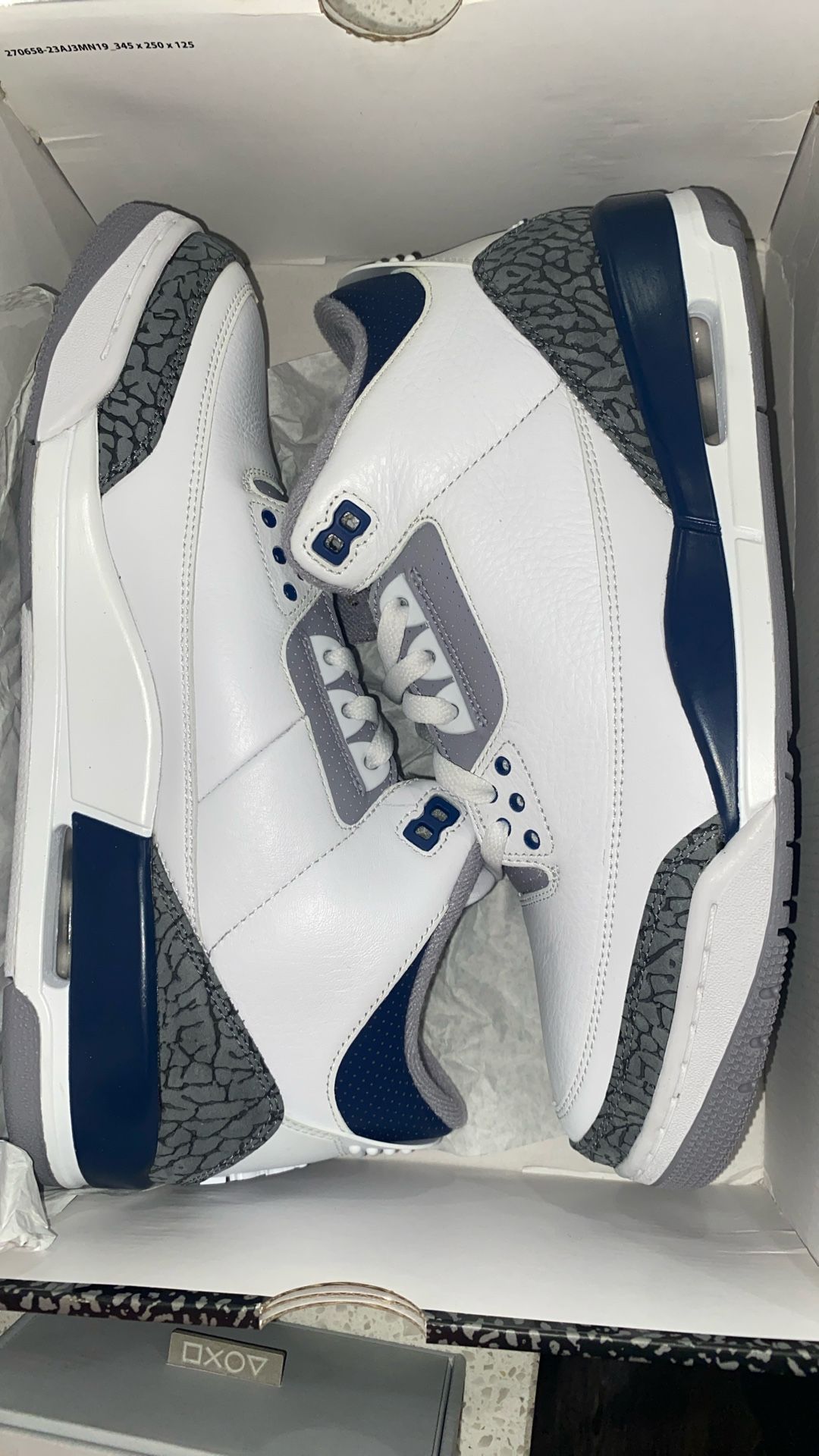 Air Jordan Retro 3 Navy blue Edition