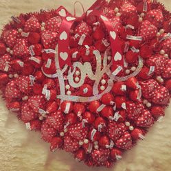 Valentine’s Candy Bouquet Kisses Candy Bouquet