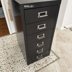 Bisley Metal 5-Drawer  Cabinet – Black (Great Condition)