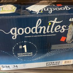 goodnites /diapers 
