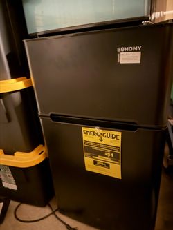 New Unboxed Euhomy Compact Refrigerator- mini fridge