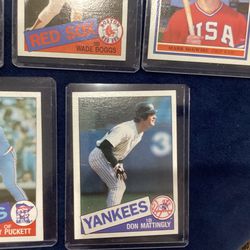 1985 Topps Complete Base ball set With Set Of 1984 Commemorative Cards. Thumbnail