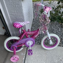 Girls Minnie Mouse Bike 