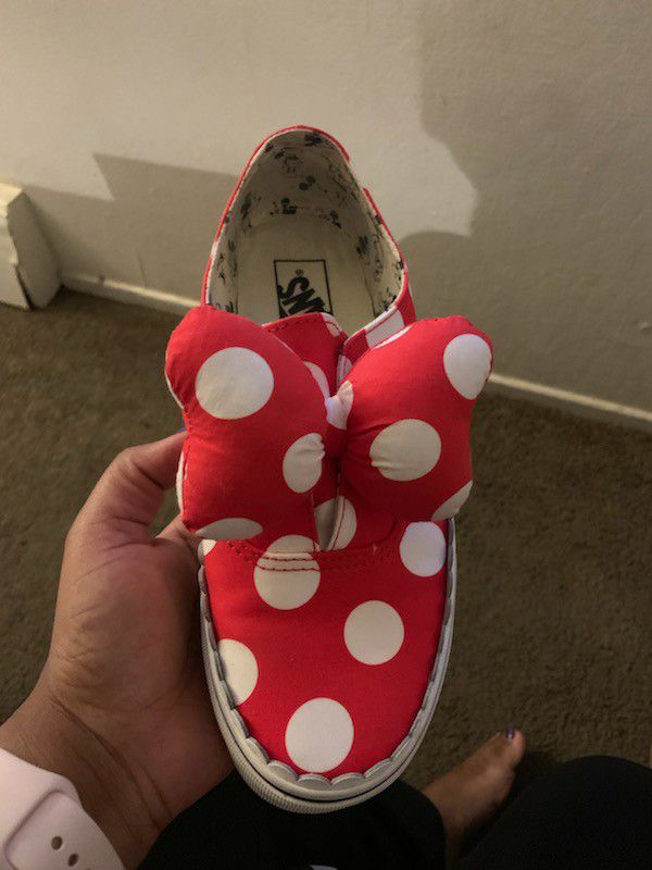 Mother & daughter Minnie mouse vans