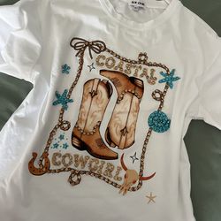 cowboy women t shirt  /Camisa