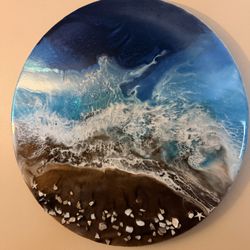 🌊 One-of-a-Kind Ocean Resin Art 🌊