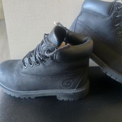 Timberland 6" Premium Brown Waterproof Insulated Boot 12707 Youth Boys US 1