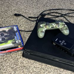 PS4 Console Bundle – Controller + Games + HDMI Switch Included