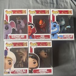 Funko POP! Vinyl Disney Aladdin Lago, Genie, Jasmine, and Prince Ali