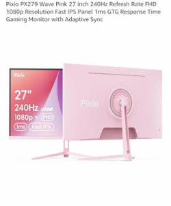 Pixio PX279 Wave Pink 27" 240Hz Gaming Monitor