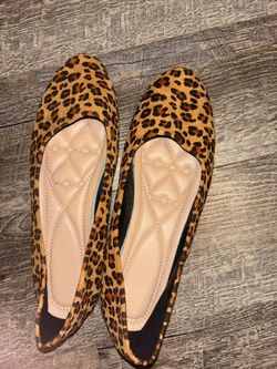 Leopard Print Flats