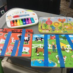 Kids Wood Talking Puzzles And Educational Toys Everything For $20 Firm