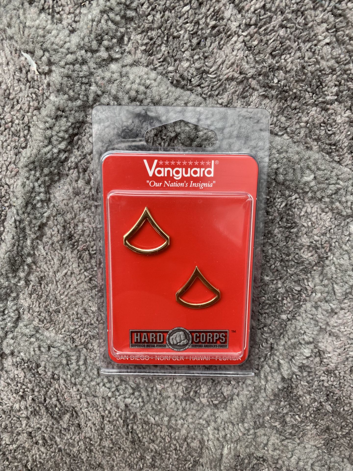 Vanguard "Our Nations Insignia" HARD CORP Superior Metal Finish American NEW (264)