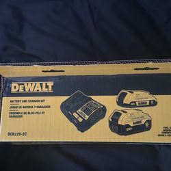 Dewalt Battery And Charger Kit