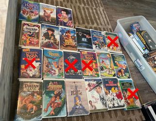 VHS  lot- (send offers)