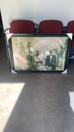 Martín Luther King Jr Painting X Oboma