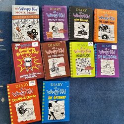 Diary of a Whimpy Kid, 10 books