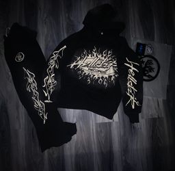 Hellstar Records hoodie + sweatpants set