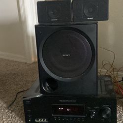 Sony Receiver & Subwoofer